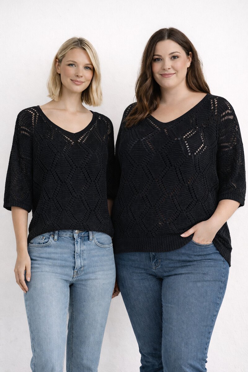 Vivichy-Adele-Virkad-Topp-Dam-Black-2