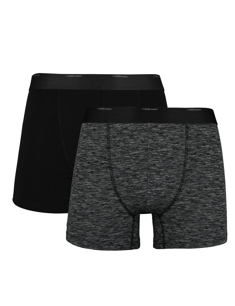 Wiges Boxerkalsong 2-pack Bambu Herr Mönstrad