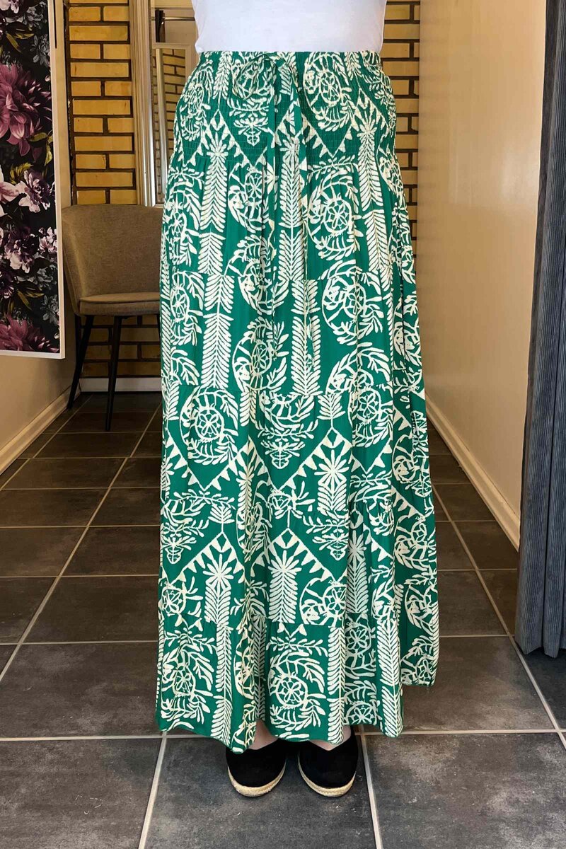 YU YI Fashion Anastasia Kjol Dam Green