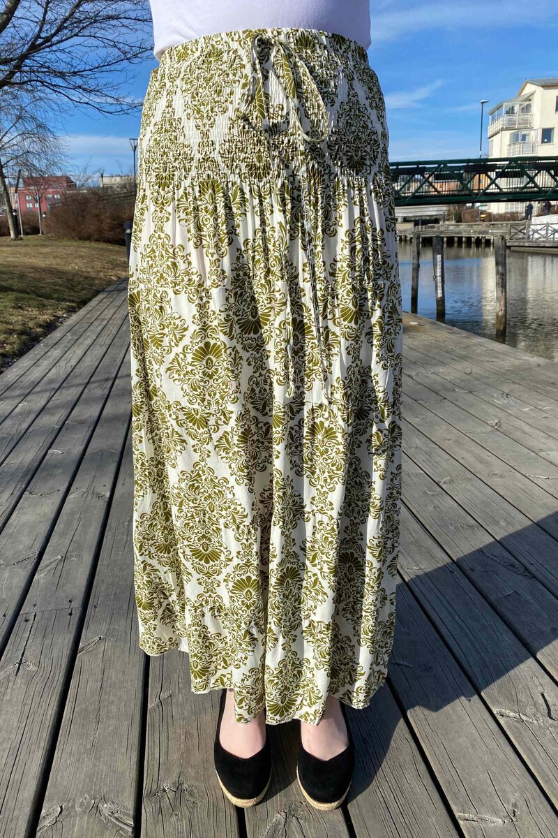 YU-YI-Fashion-Catalina-Kjol-Dam-Green-1