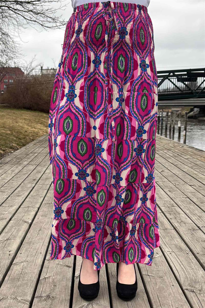YU YI Fashion Ember Kjol Dam Pink