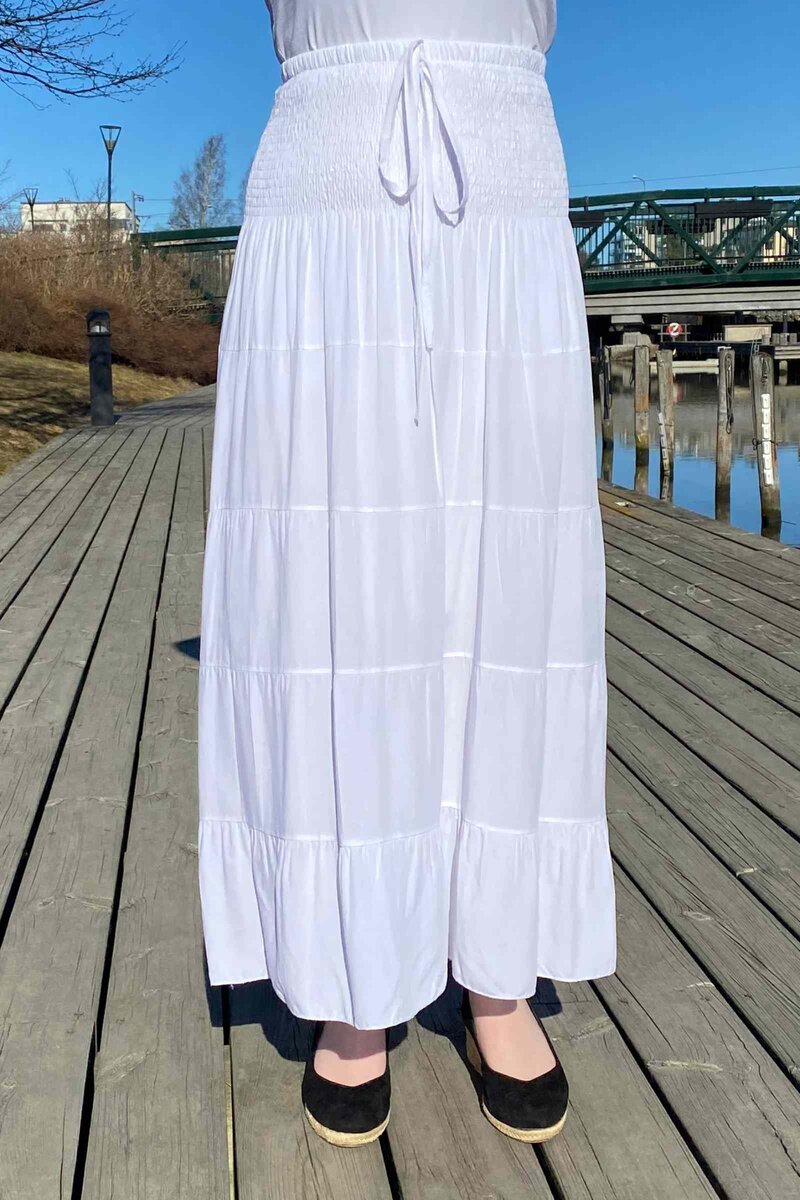 YU-YI-Fashion-Juliette-Kjol-Dam-White-1