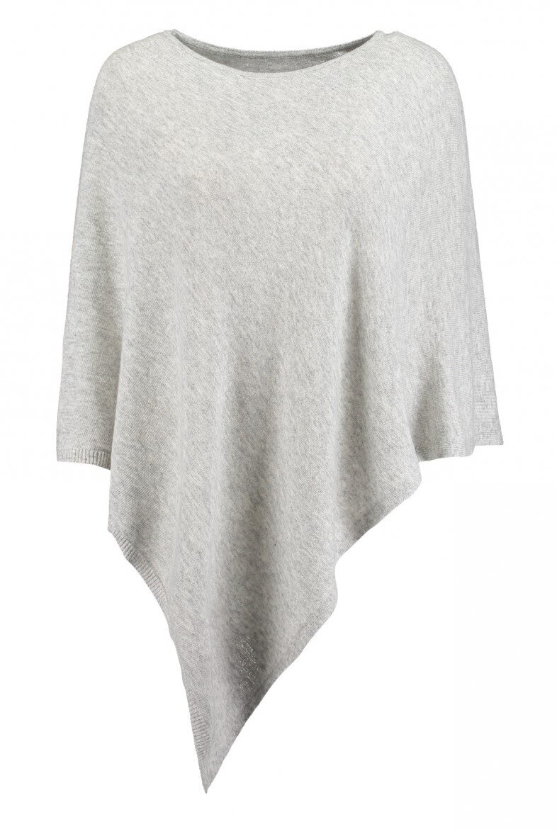 Zabaione-Klara-Poncho-Dam-Ligth-Grey-1