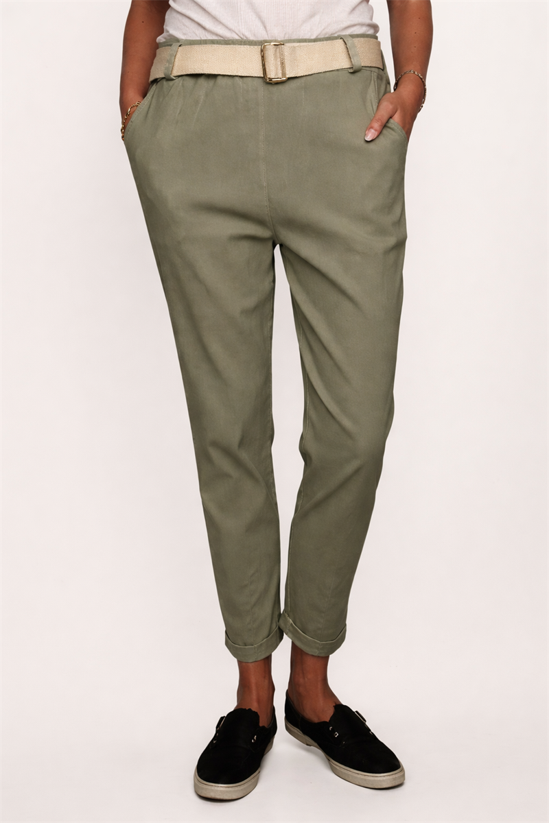 Zariah Ankelbyxa Dam Khaki Chica London | Smilebutiken