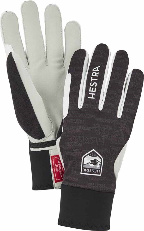 Hestra Windstopper Active Grip Svart Print