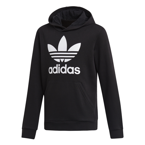 Tröjor för barn Tjocktröjor & långärmade tröjor SMILE. Adidas Tape Hoodie Junior Vinröd SMILE.