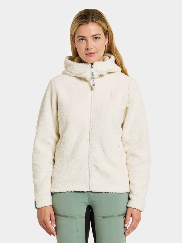 Didriksons Anniken Pilejacka Dam Shell White