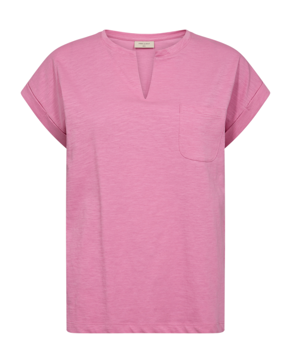 Freequent Viva Pocket Topp Dam Fuchsia Pink