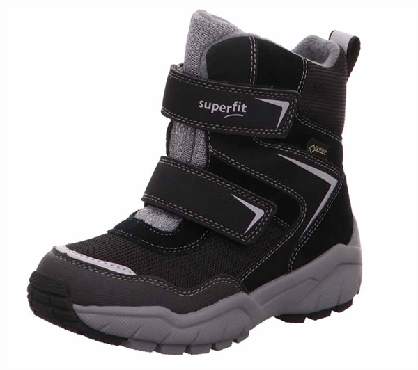 Vinterskor för barn Fodrade skor & stövlar SMILE. Merida High GORE TEX Svart Fodrad Vinterstövel Barn Junior