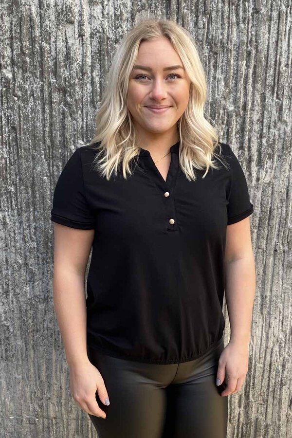 Way of Sweden Susanne Kort ärm Dam Svart