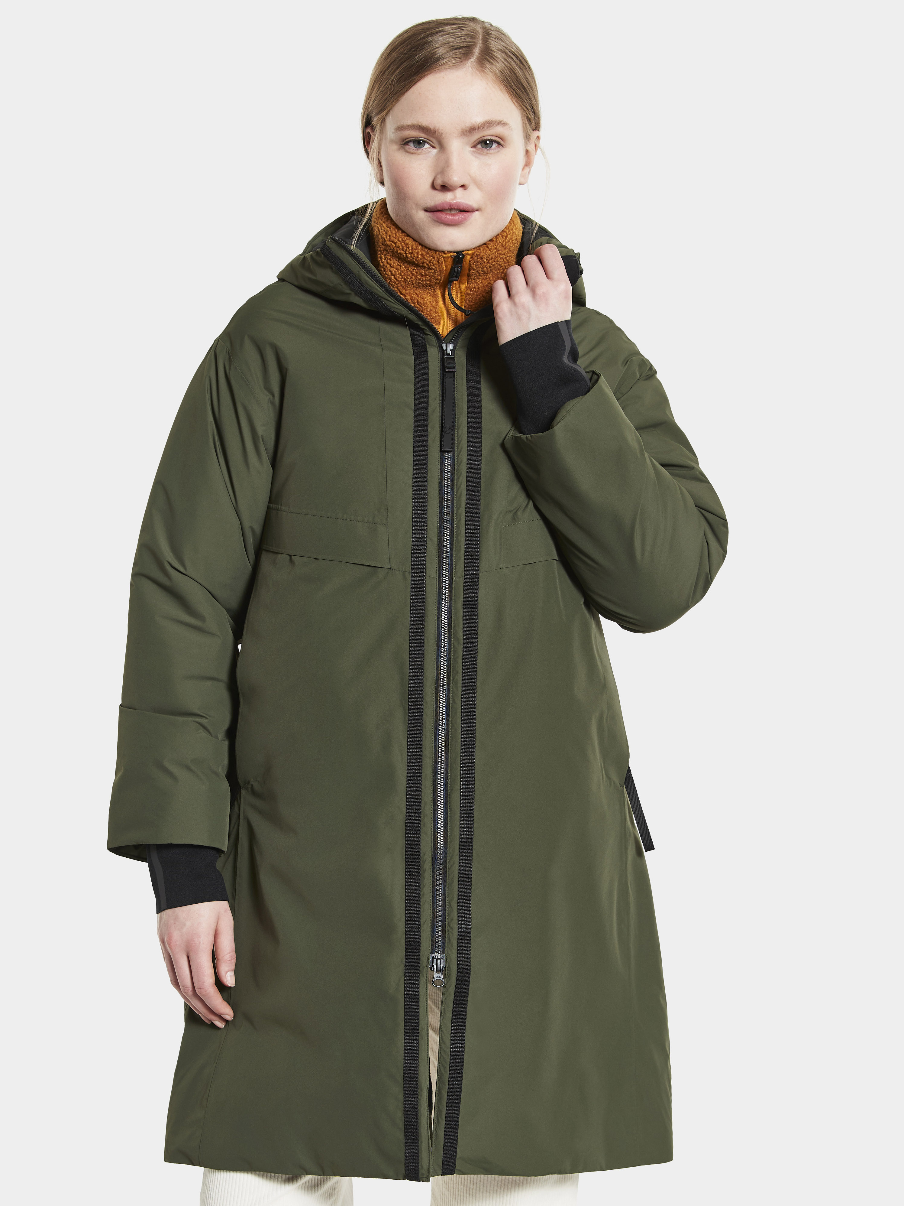 Didriksons Aino Vinterparkas 4 Dam Deep Green - SMILE.