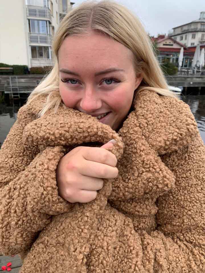 Nicole Teddy Jacka Beige Dam Nicole Teddy Jacka Beige Dam