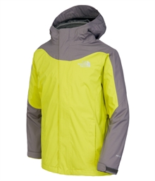 Boys Evolution Triclimate Jacket Venom Yellow Skaljacka Barn Storlek 120