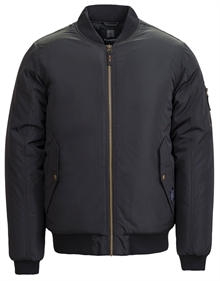 Spoon Mens Jacket Bomber Jacka Black Herr