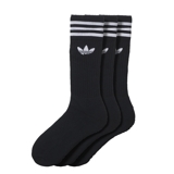 Adidas 3-Pack Solid Crew Socka Svart (5)