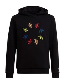 Adidas-Adicolor-Hoddie-Junior-Svart
