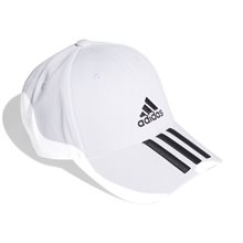 Adidas Baseball 3 Stripe Keps Vit Svart