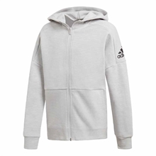 Adidas Full-Zip Hoodie Ljusgrå Junior