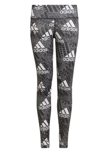 Adidas-Traningstights-Printed-Barn-Junior-Black-White-1