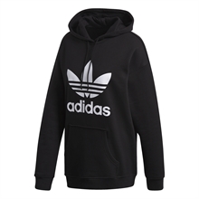 Adidas Trefoil Hoodie Dam Svart (5)