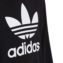 Adidas Trefoil Hoodie Junior Svart logga