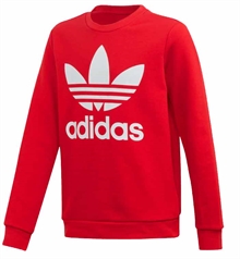 Adidas Trefoil Crew Sweatshirt Junior Röd