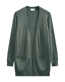 Agnes-Cardigan-Dam-Dark-Forest-Melange-Freequent--Smilebutiken-1