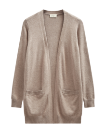 Agnes-Cardigan-Dam-Silver-Mink-Melange-Freequent--Smilebutiken-1