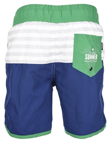 Algarve Beach Shorts Navy Barn Lindberg Back