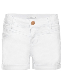 Aline Slim Shorts Bright White Barn