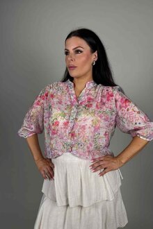 Amber-Blommig-Blus-Dam-Rosa-Camicia--Smilebutiken-2