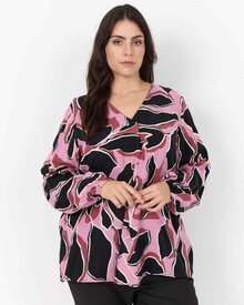 Athalia-2-V-ringad-Blus-Mauve-Orchid-Combi-Wasabiconcept--Smilebutiken-1