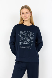 Banu-287-Sweatshirt-Dam-Navy-Soyaconcept--Smilebutiken-1