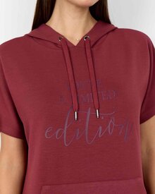 Banu-319-Sweatshirtklanning-Dam-Oxblood-Red-Soyaconcept--Smilebutiken-3