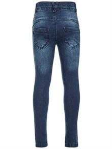 Batilde Skinny Denim Pant Dark Blue Denim Mini Name it back