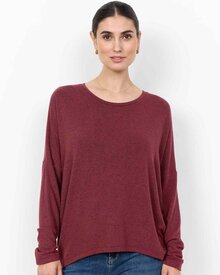 Biara-Troja-Dam-Oxblood-Red-Melange-Soyaconcept--Smilebutiken-1
