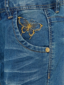 Bibi Baggy Jeans NOOS Medium Blue Denim Mini Name it detail