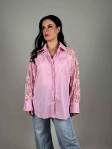 Camicia-Nikki-Skjorta-Med-Spets-Dam-Pink-1