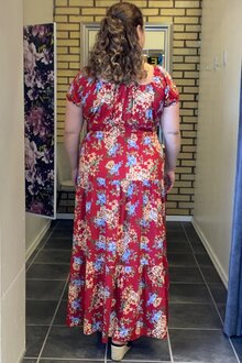 Caramelle-Fashion-Leana-Monstrad-klanning-Dam-Red-2