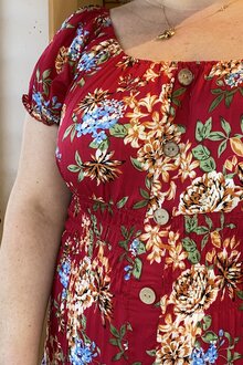Caramelle-Fashion-Leana-Monstrad-klanning-Dam-Red-3