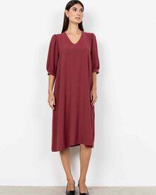 Cath-11-V-Ringad-Klanning-Dam-Oxblood-Red-Soyaconcept--Smilebutiken-1