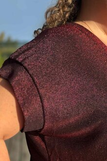 Chica-London-Fideli-V-ringad-Glittertopp-Dam-Bordo-5