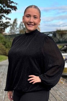 Chica-London-Hope-Langarmad-Blus-Dam-Black-11