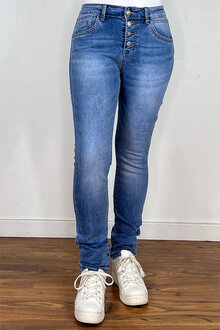 Chica-London-Jeans-2-med-Blingknappar-Dam-Blue-1