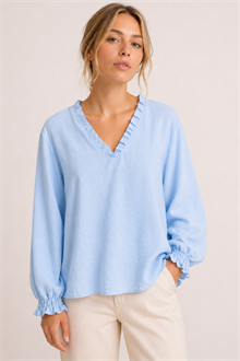 Chica London Padma Topp Dam Light Blue