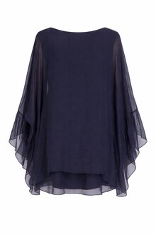 Chica-London-Rosalind-V-ringad-Topp-Dam-Navy-2