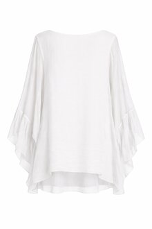Chica-London-Rosalind-V-ringad-Topp-Dam-White-2