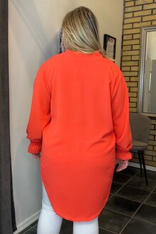Chica-London-V-ringad-Blus-Dam-Corall-2