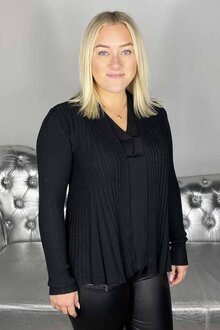 Claudisse-Short-Cardigan-Black-10