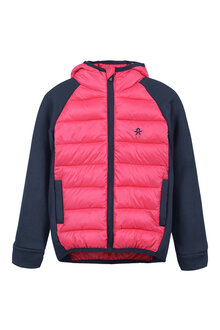 Color-Kids-Hybrid-Fleecejacka-Junior-Teaberry-5